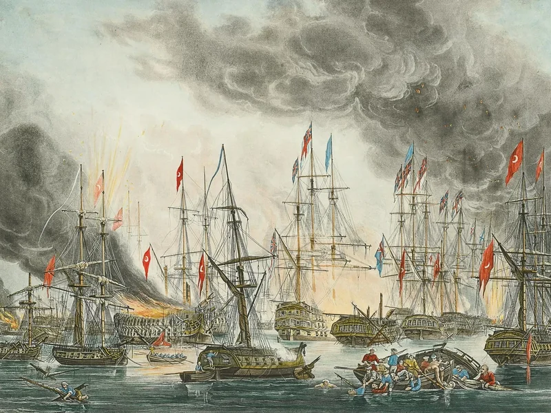 1787-John Theophilus Lee - Battaglia di Navarin